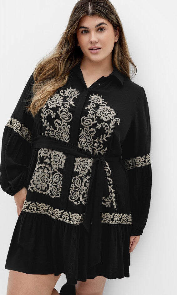 Marlie Dress - black, BLACK, alternate image number null