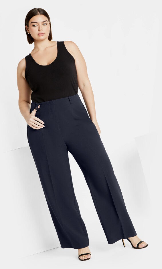 Yasmine Pant - navy, NAVY, alternate image number null