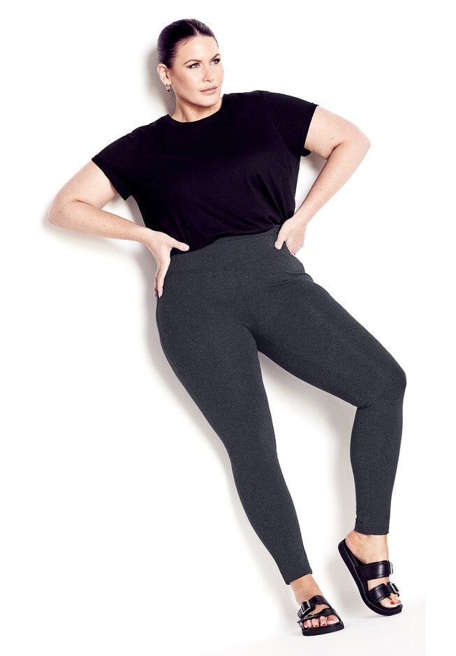 High Rise Legging, CHARCOAL, hi-res image number null