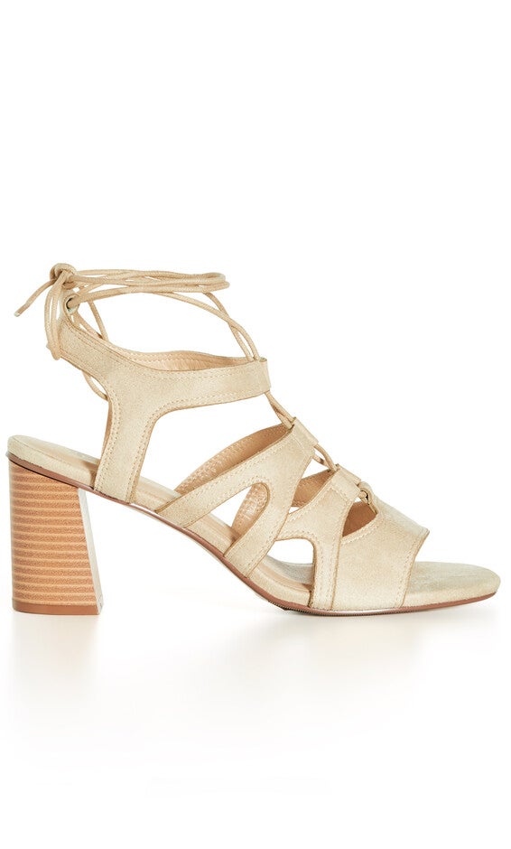 WIDE FIT Strap Lacey Heel - beige, BEIGE, alternate image number null