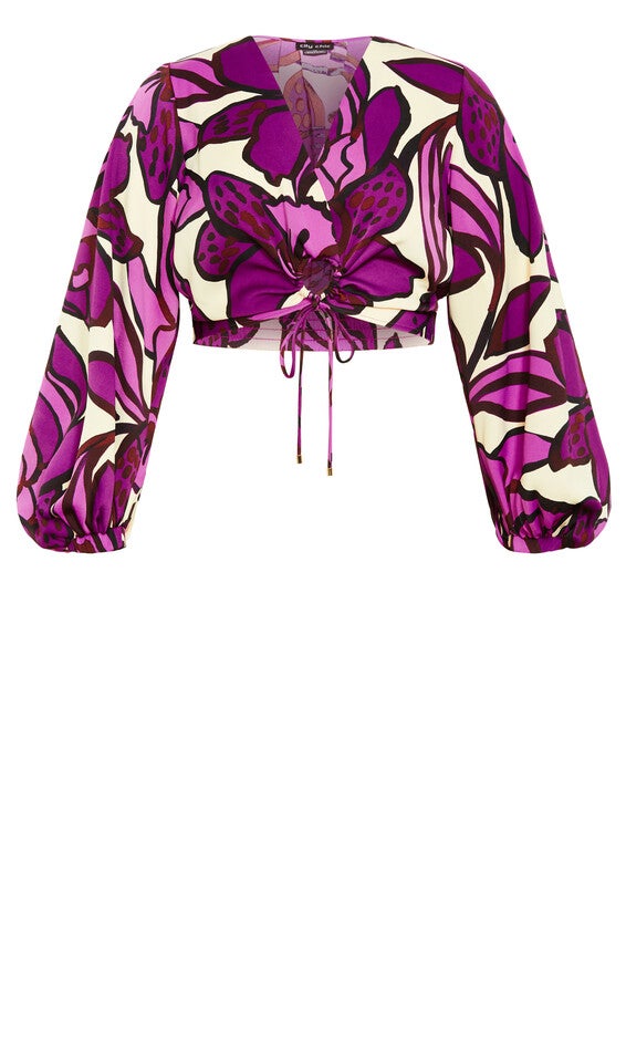 Fiesta Print Top - magenta, FIESTA, alternate image number 5