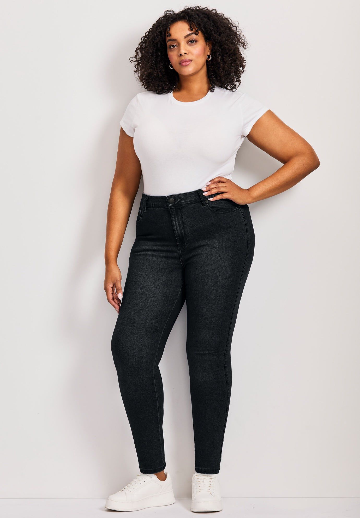Butter Denim Skinny Jean, BLACK, hi-res image number 0