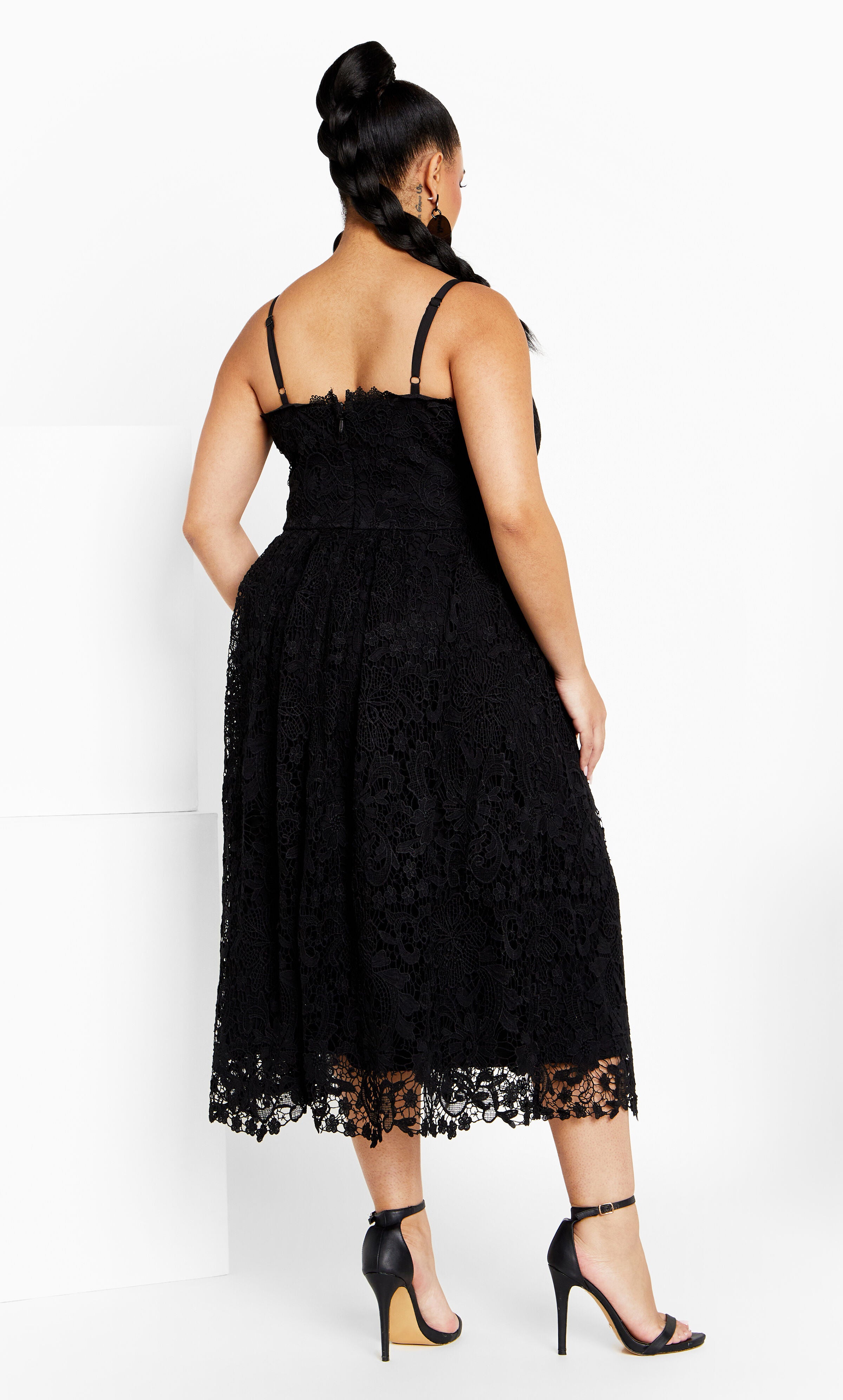 Scarlet Lace Dress - black, BLACK, alternate image number 2
