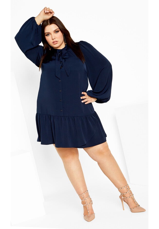 Charlie Dress - true navy, TRUE, on-hover image number null