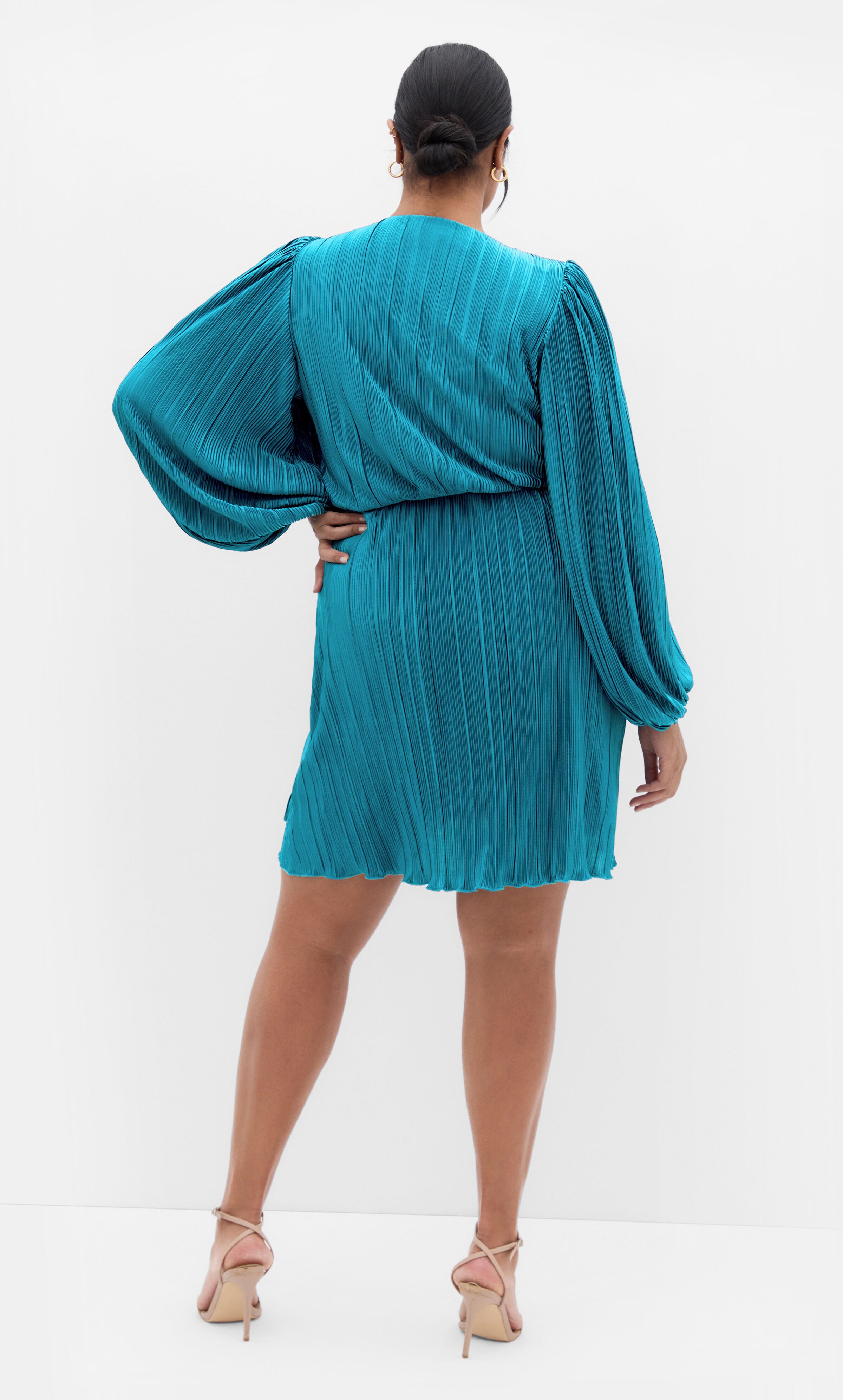 Kira Dress - jade, GREEN, alternate image number 1