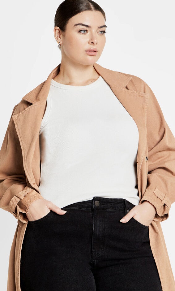 Laylo Trench Coat - caramel, BROWN, alternate image number null