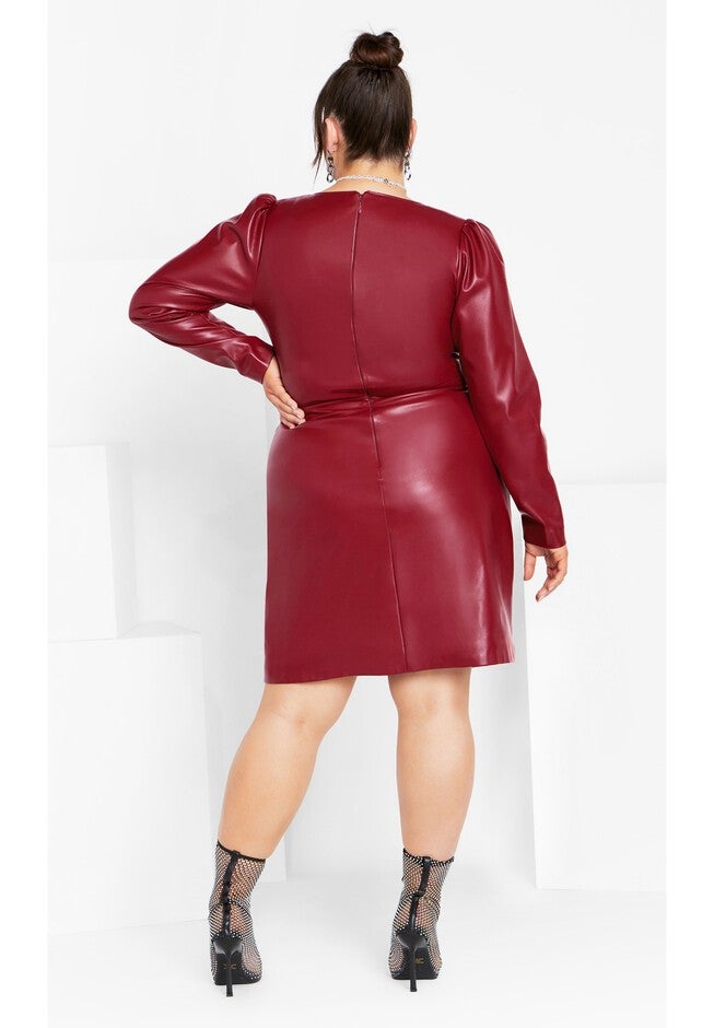 Cindy Dress - red, RED, alternate image number 4