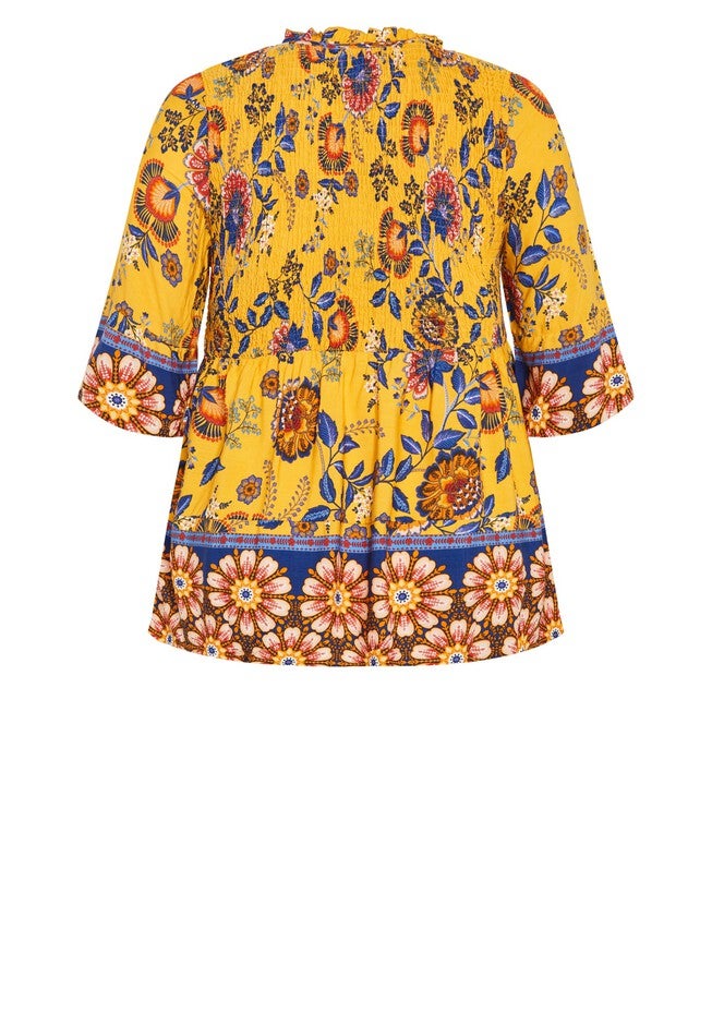 Sienna Top, GOLD BITTERSWEET, alternate image number null
