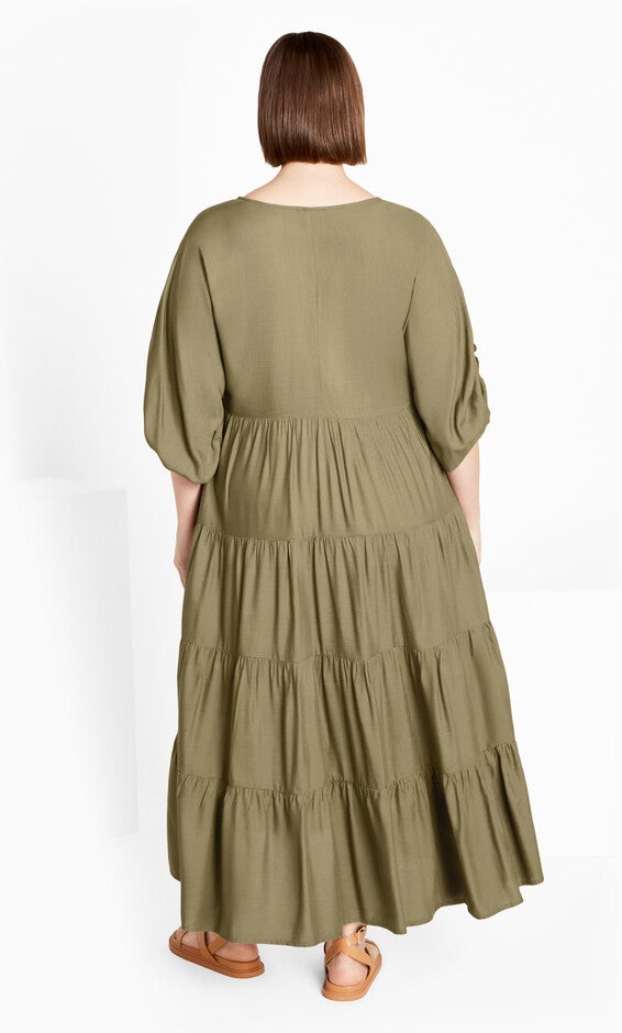Jossie Dress - black, OLIVE, alternate image number 2