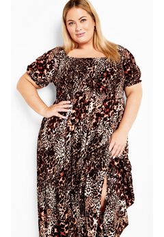 Sophia Shirred Bodice Maxi Dress