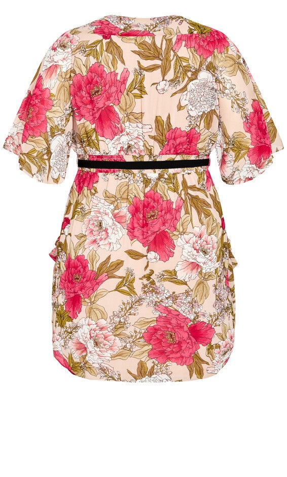 Frida Wrap Dress - champagne, CHAMPAGNE WILD ROSE, alternate image number null