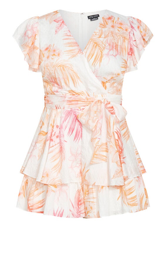 Summer Frill Playsuit - ivory, PINK, alternate image number 4