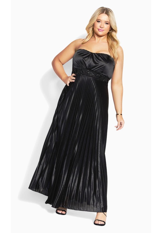 Helena Maxi Dress - black, BLACK, on-hover image number null