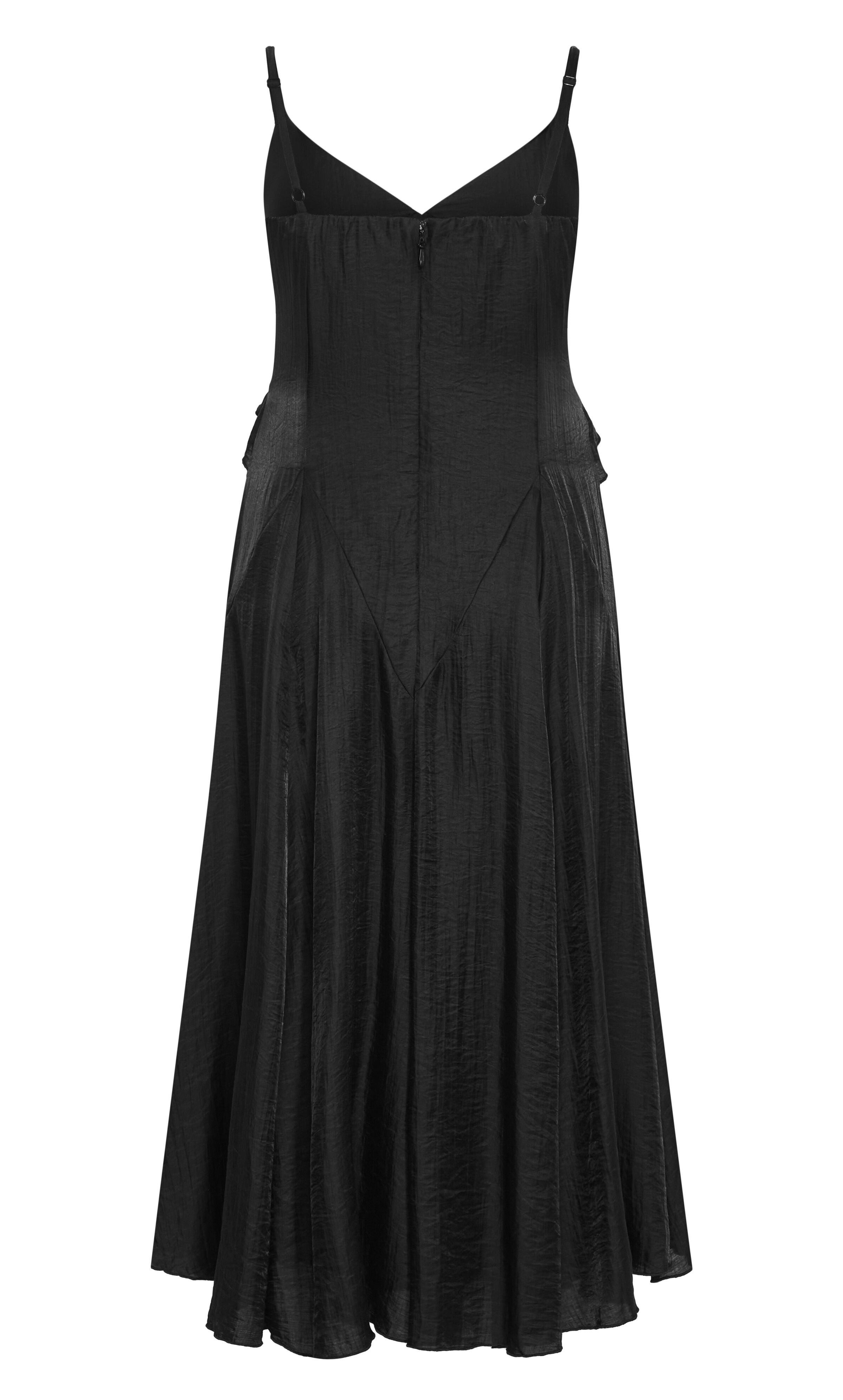 Clara Maxi Dress, BLACK, alternate image number 5