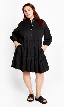Kiara Mini Dress - black