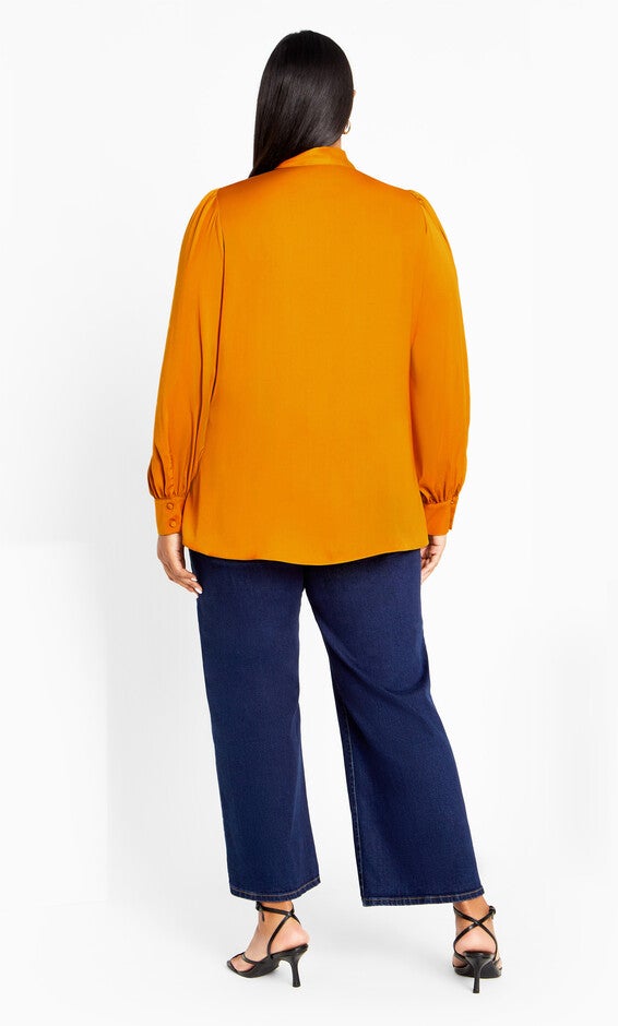 Lucille Shirt - honey ginger, BROWN, alternate image number 2