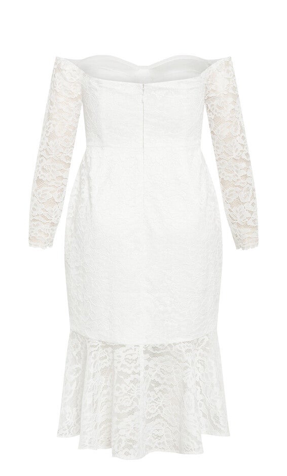 Lace Athena Dress - ivory, WHITE, alternate image number 5