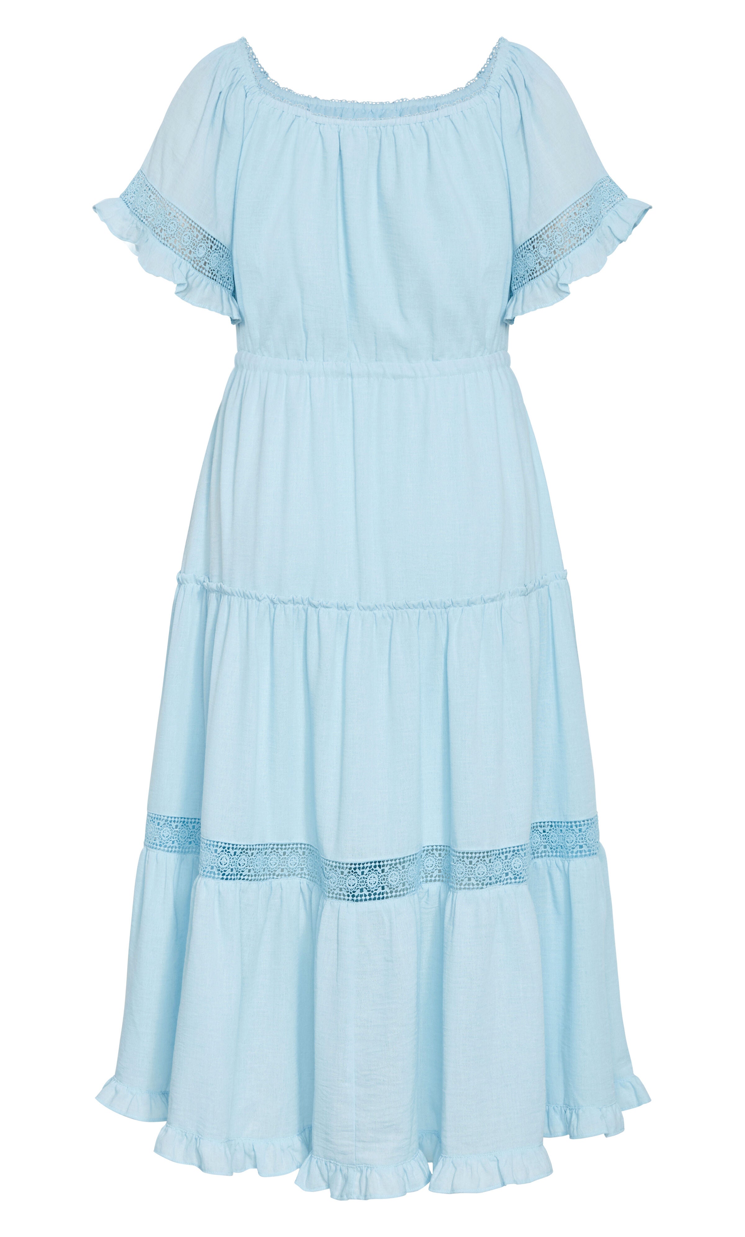 Angel Midi Dress - ice blue, BLUE, alternate image number 6