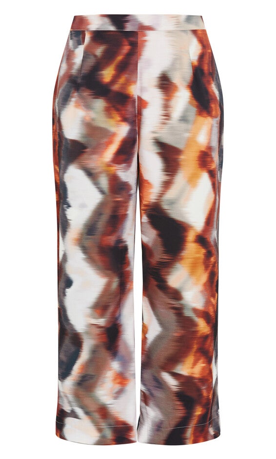 Miranda Print Pant - burnt orange, MINERALS, alternate image number 6