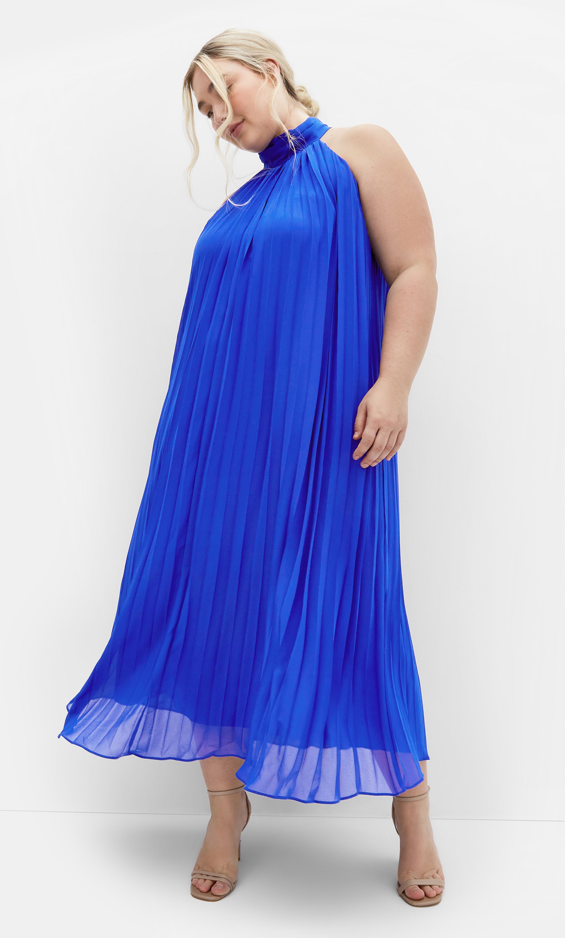 Aida Maxi Dress - cobalt, BLUE, alternate image number 1