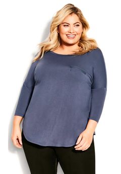 Neela Zip Plain Top