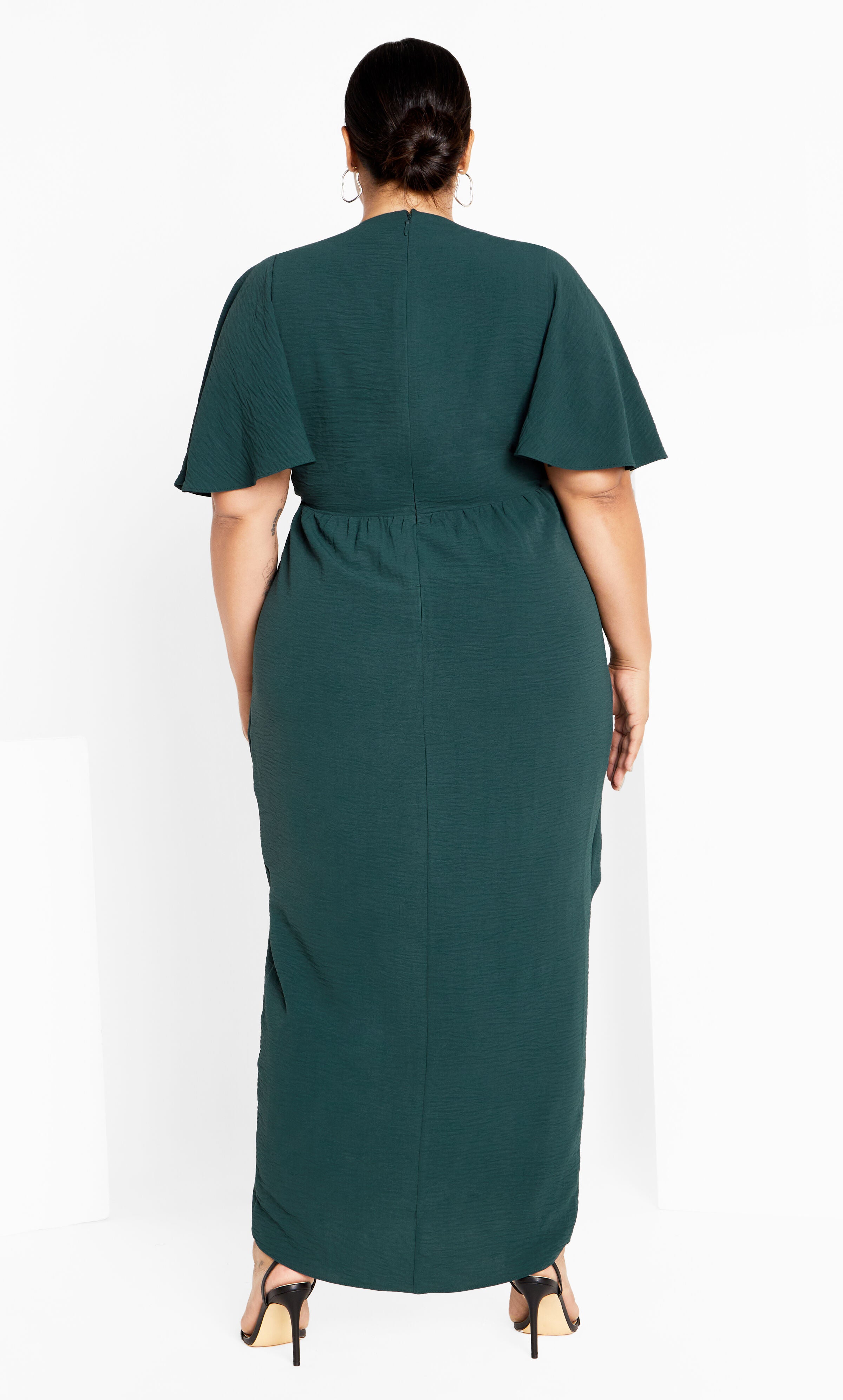 Braelynn Maxi Dress, GREEN, alternate image number 3