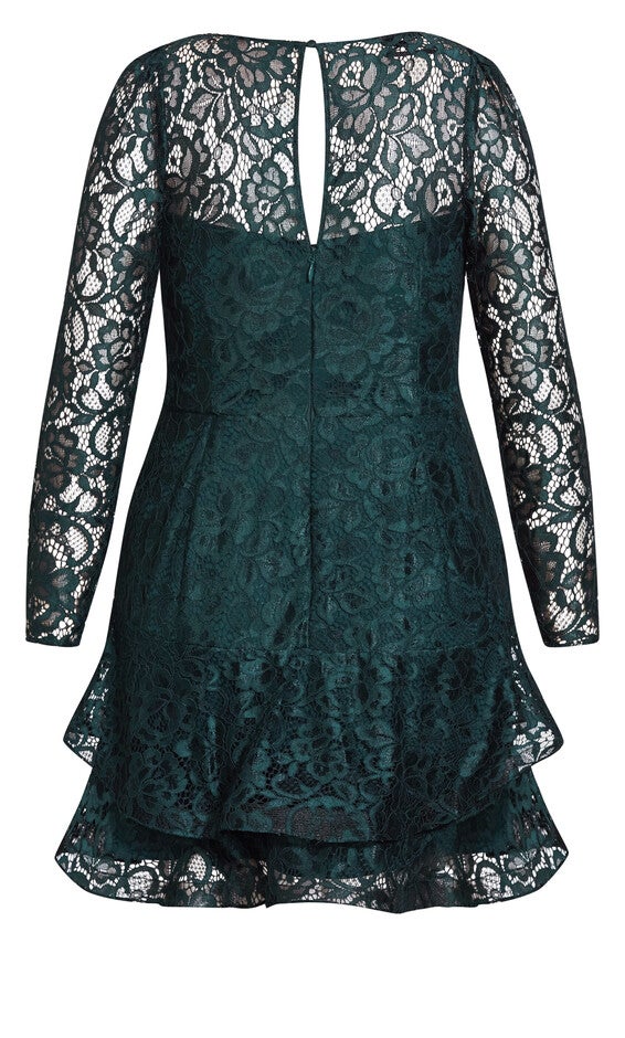 Lace Lover Dress - emerald, GREEN, alternate image number 5