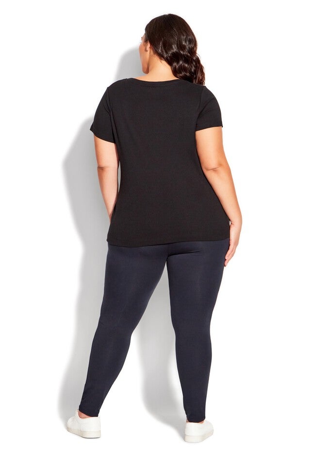 High Rise Legging, NAVY, on-hover image number null