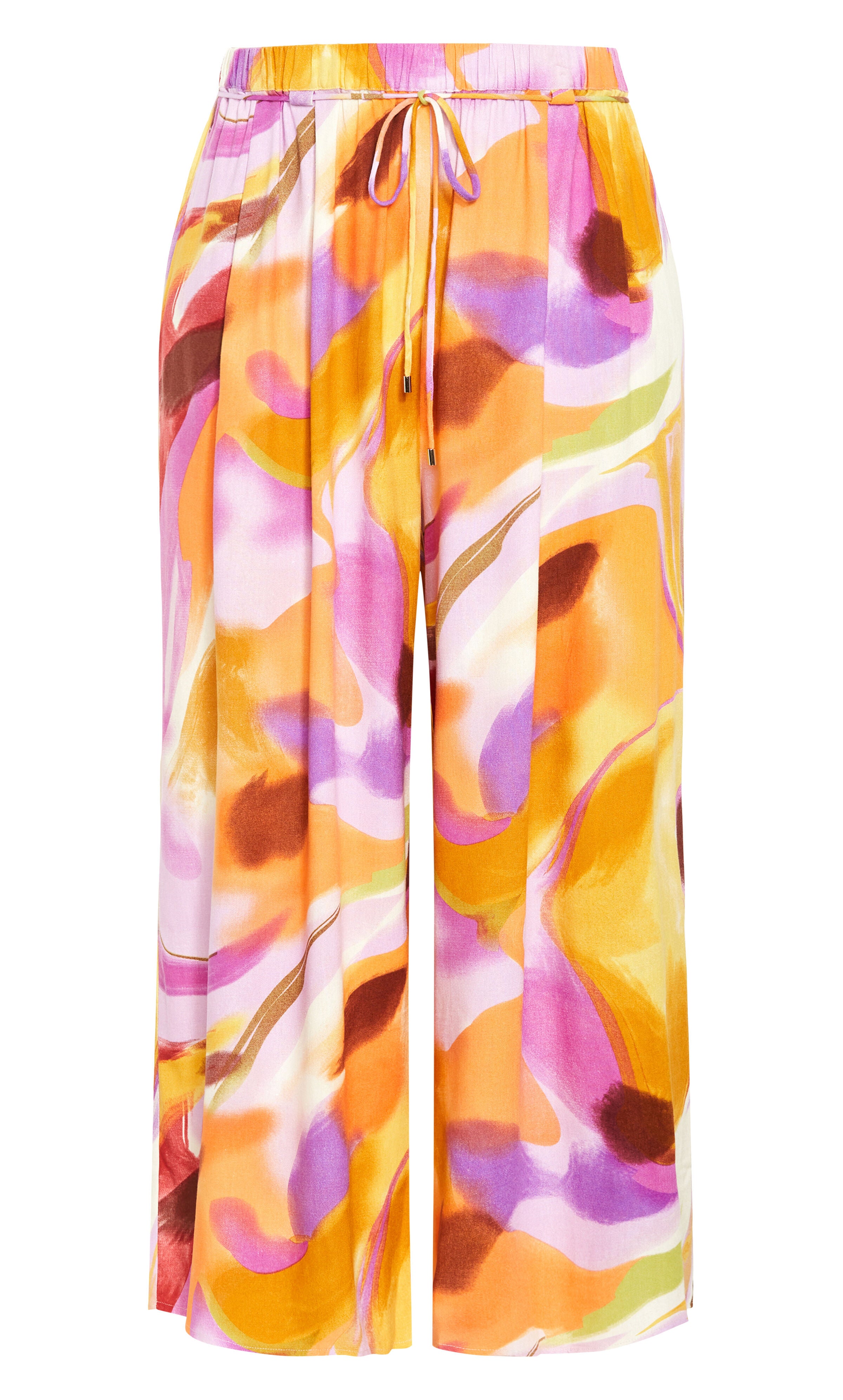 Esme Print Pant - yellow, PURPLE, alternate image number 3