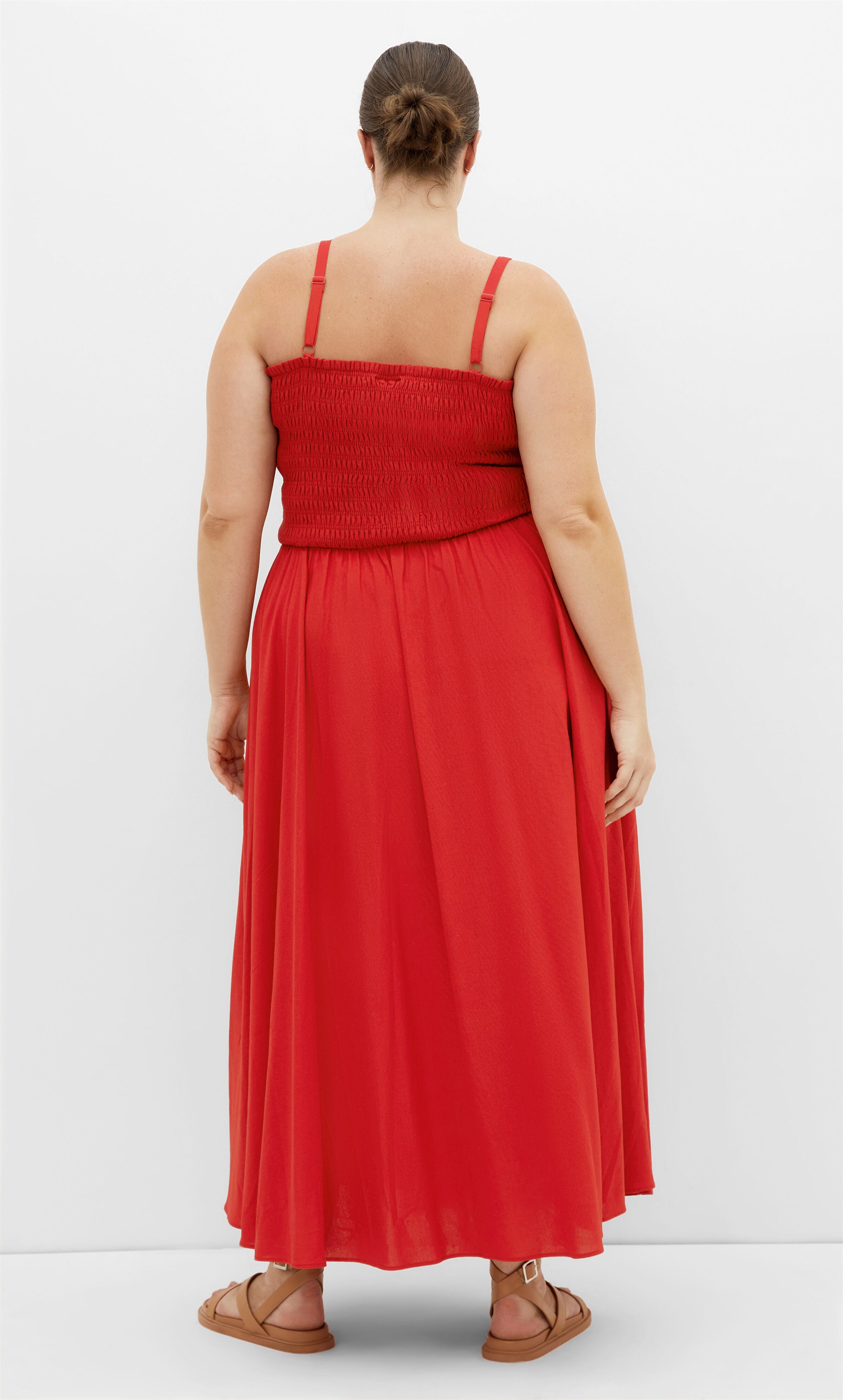 Jazmine Dress - red, RED, alternate image number 1