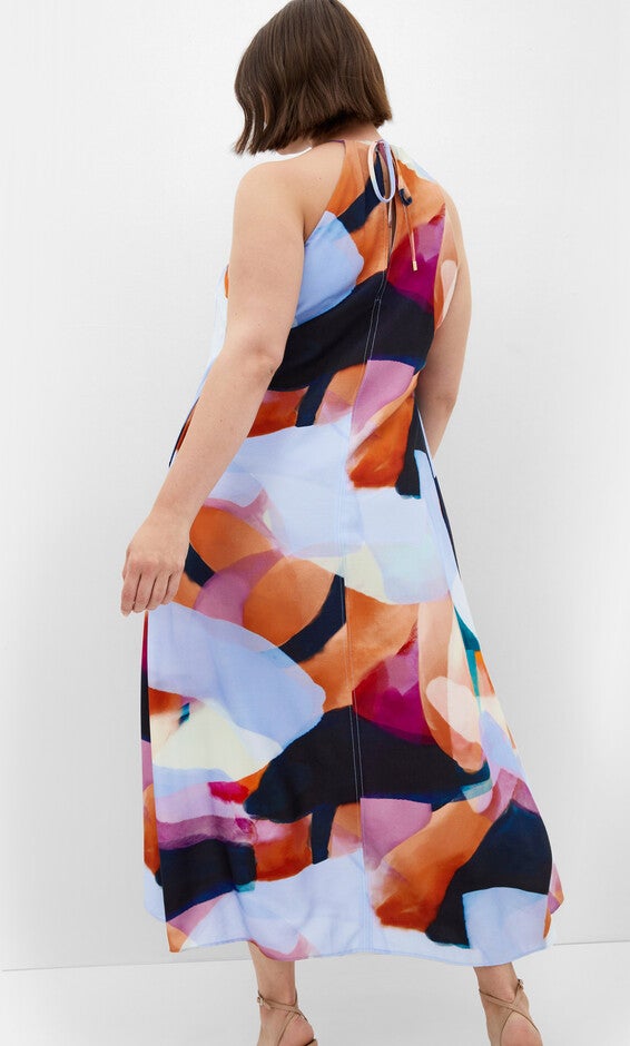 Aspect Level Dress - print, BLUE, alternate image number 4