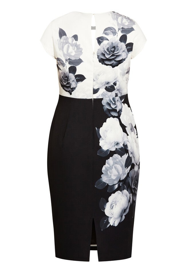Erin Dress - ivory, BLACK, alternate image number null
