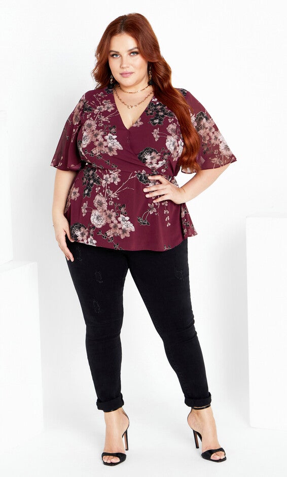 Blossom Love Top - ruby, RED, alternate image number null
