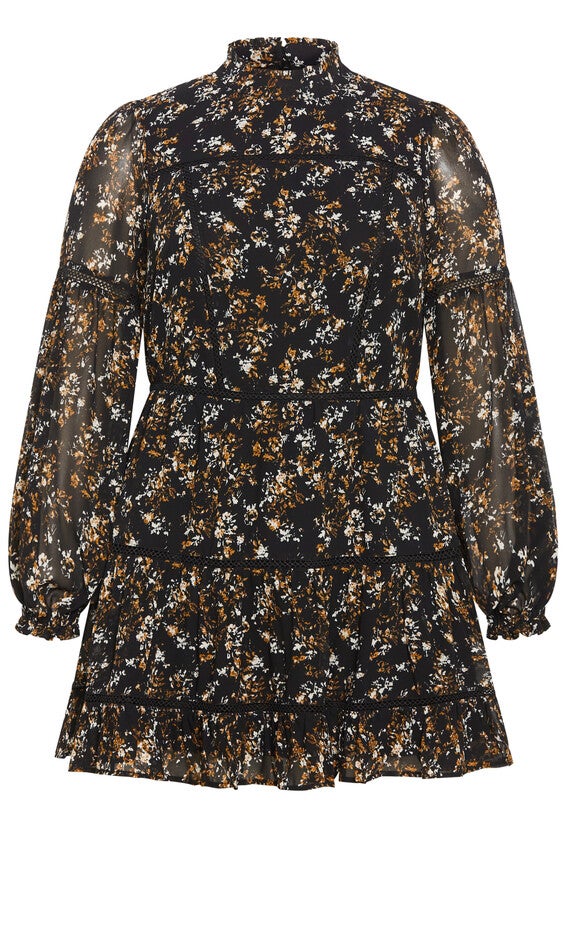 Elsie Dress - black, BLACK, alternate image number null
