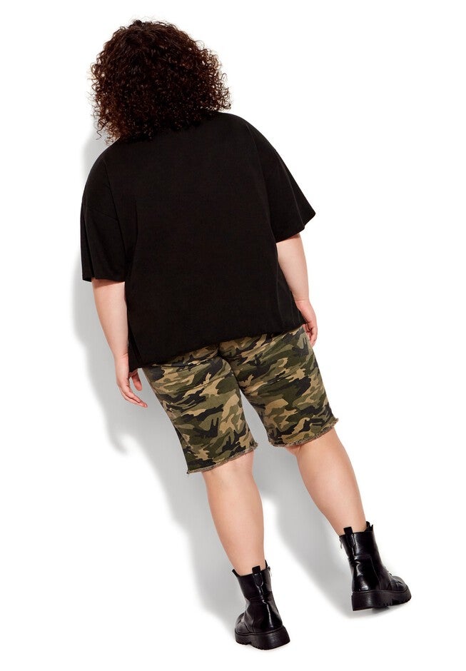 Rylie Crop Tee, ANIMAL SLOGAN, on-hover image number null