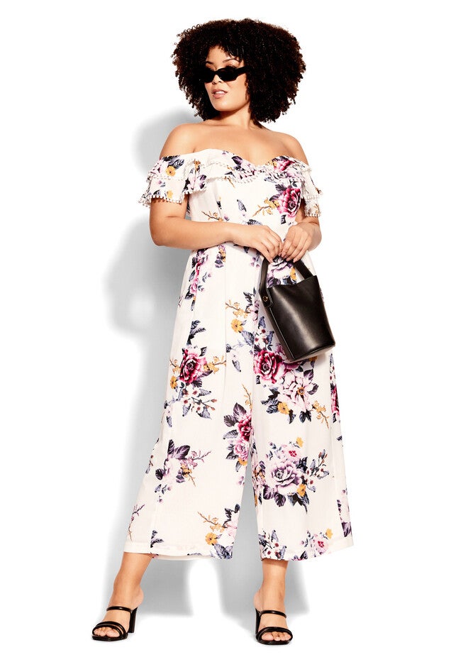 Summer Jumpsuit - ivory, WHITE, hi-res image number null