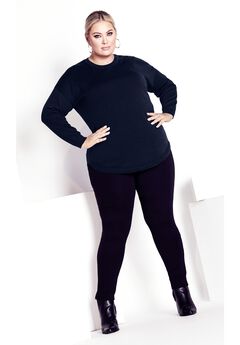 Tully Curved Hem Sweater
