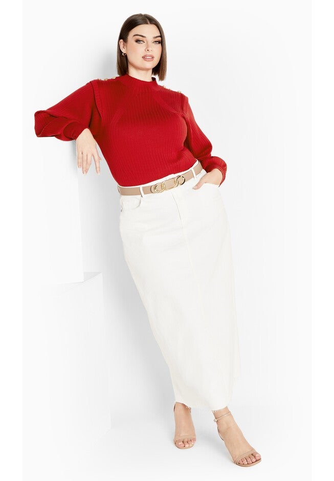 Isabella Sweater - cherry, RED, on-hover image number null