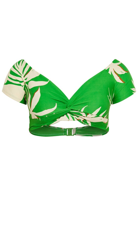 Ingrid Underwire Print Bikini Top - jade, GREEN, alternate image number null
