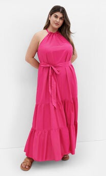 Kiana Maxi Dress - light khaki