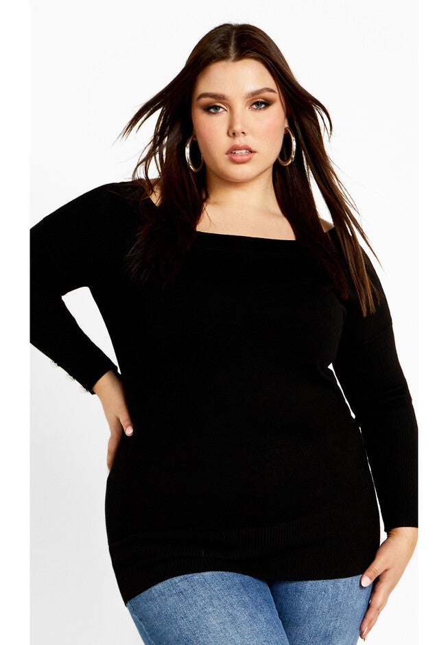 Intrigue Jumper - black, BLACK, hi-res image number null