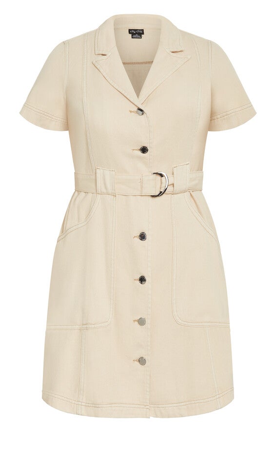Melina Dress - stone, STONE, alternate image number 3
