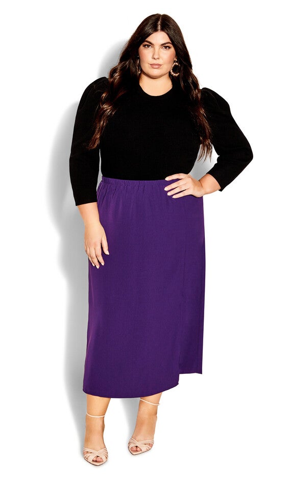 Zoey Skirt - petunia, PURPLE, alternate image number null