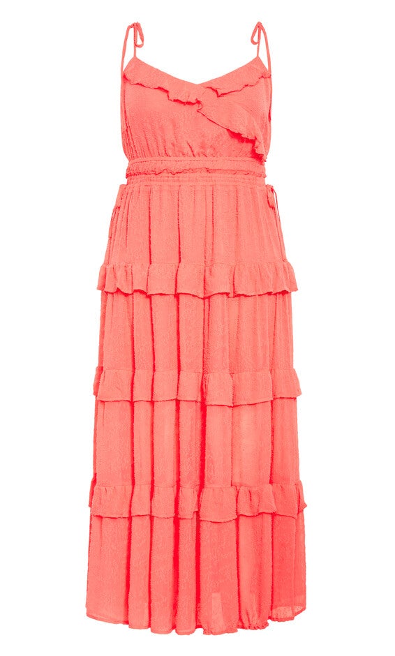 Renee Dress - calypso coral, CALYPSO CORAL, alternate image number null