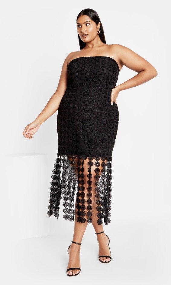 Ebony Dress - black, BLACK, hi-res image number null