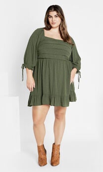 Allegra Mini Dress - rosewood