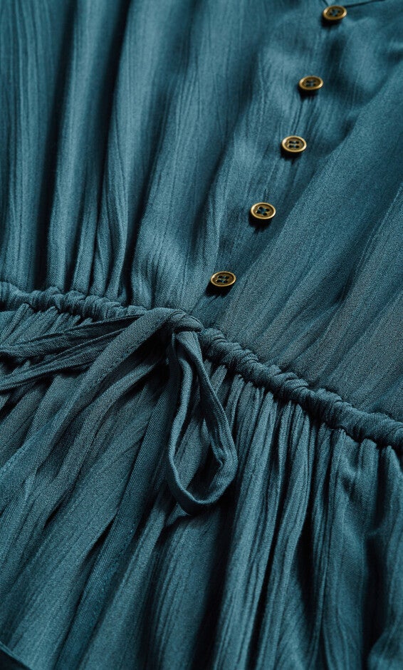 Cadence Dress - aegean, BLUE, alternate image number 5