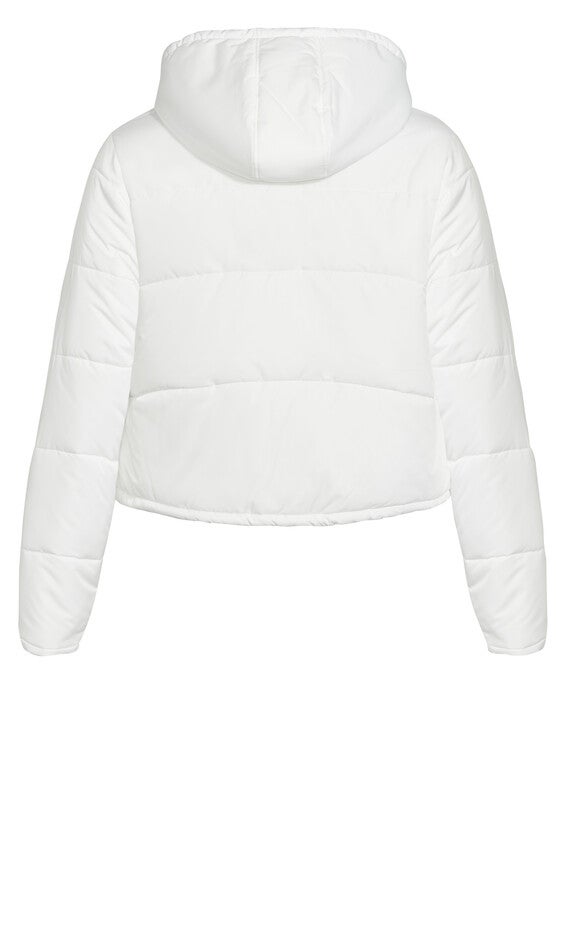 Streetwise Puffer Jacket - ivory, WHITE, alternate image number null