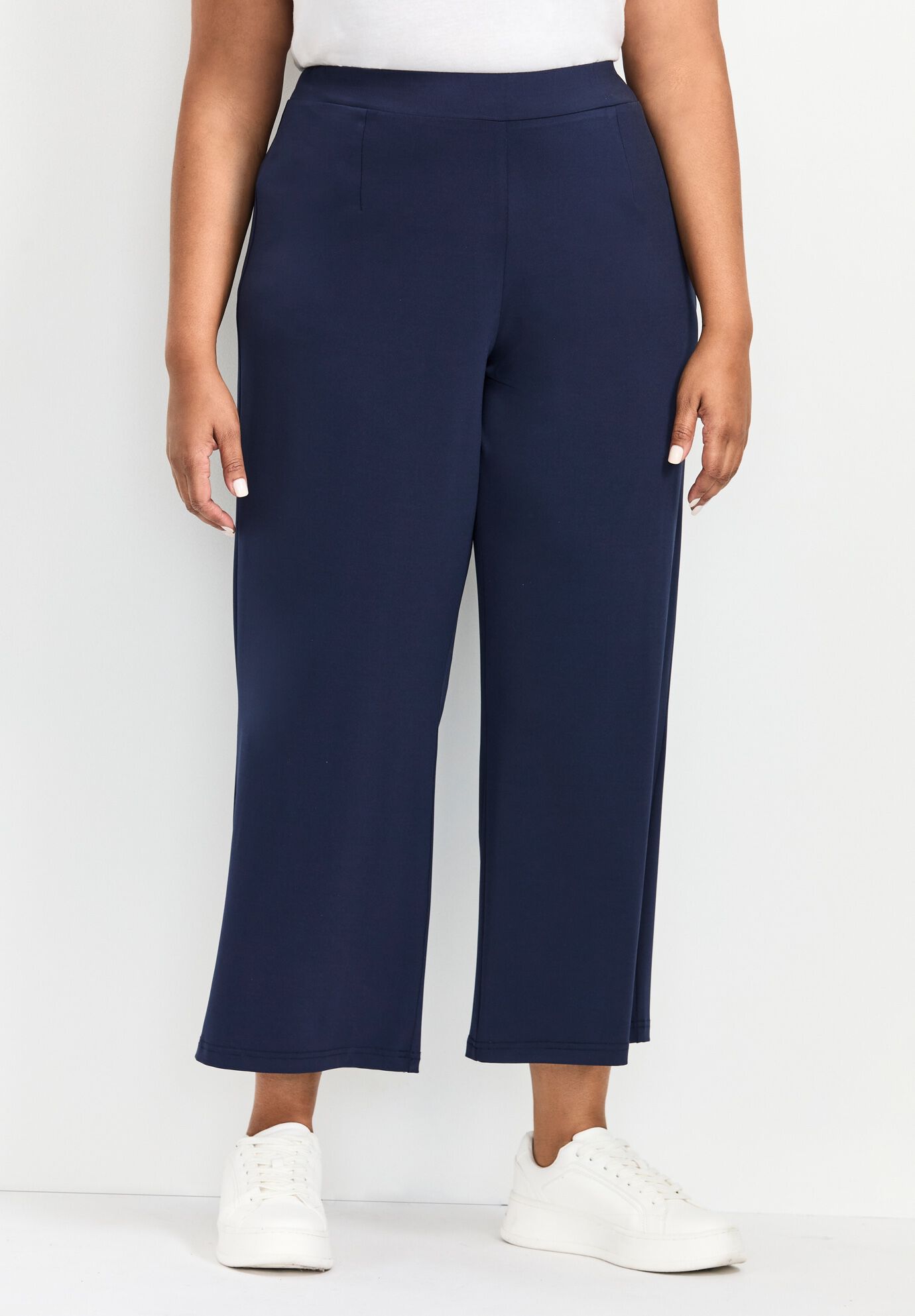 Audrey Wide Leg Pant, NAVY, alternate image number 3