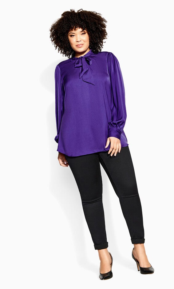 In Awe Top - royal purple, PURPLE, alternate image number 3